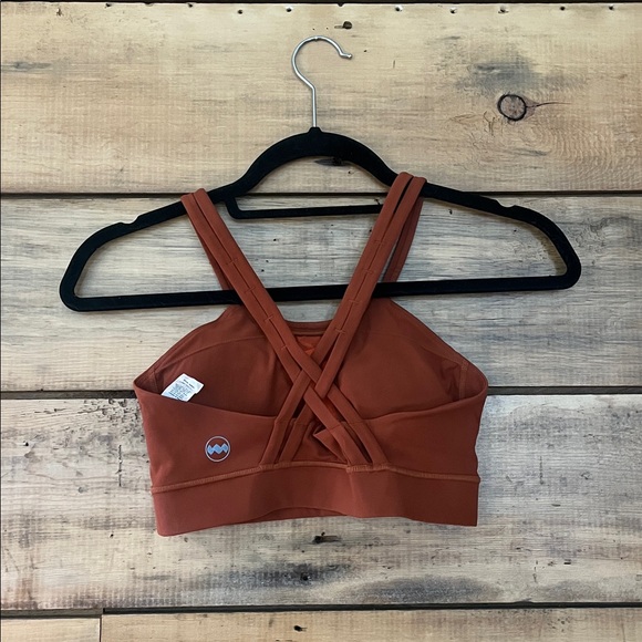 Janji Pace Terracotta Sports Bra XS - Picture 2 of 4